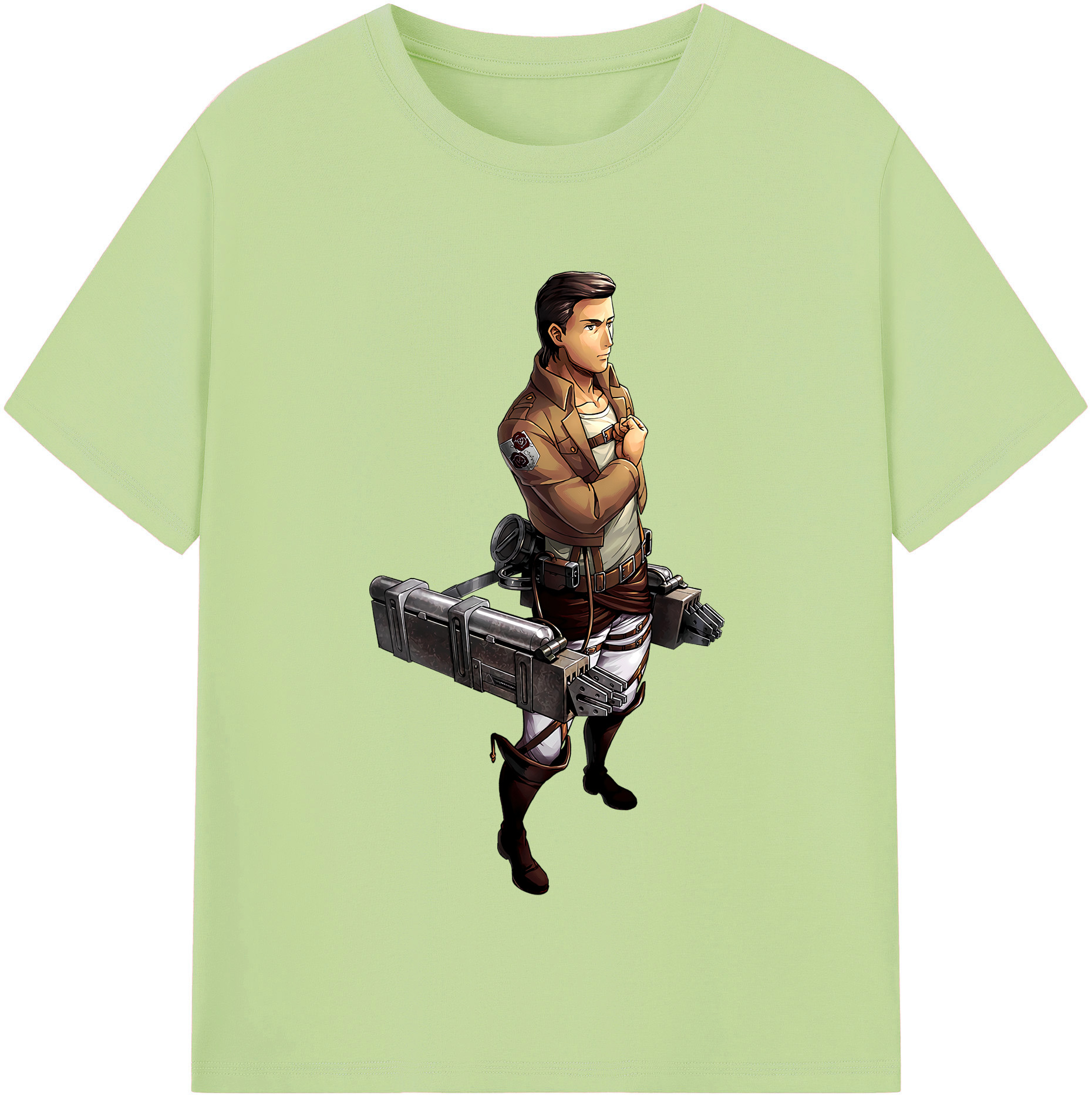 （画像用） 進撃の巨人 Attack on Titan 綿100％半袖Tシャツ（フロントプリント）